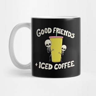 Good Friends and Iced Coffee Mug